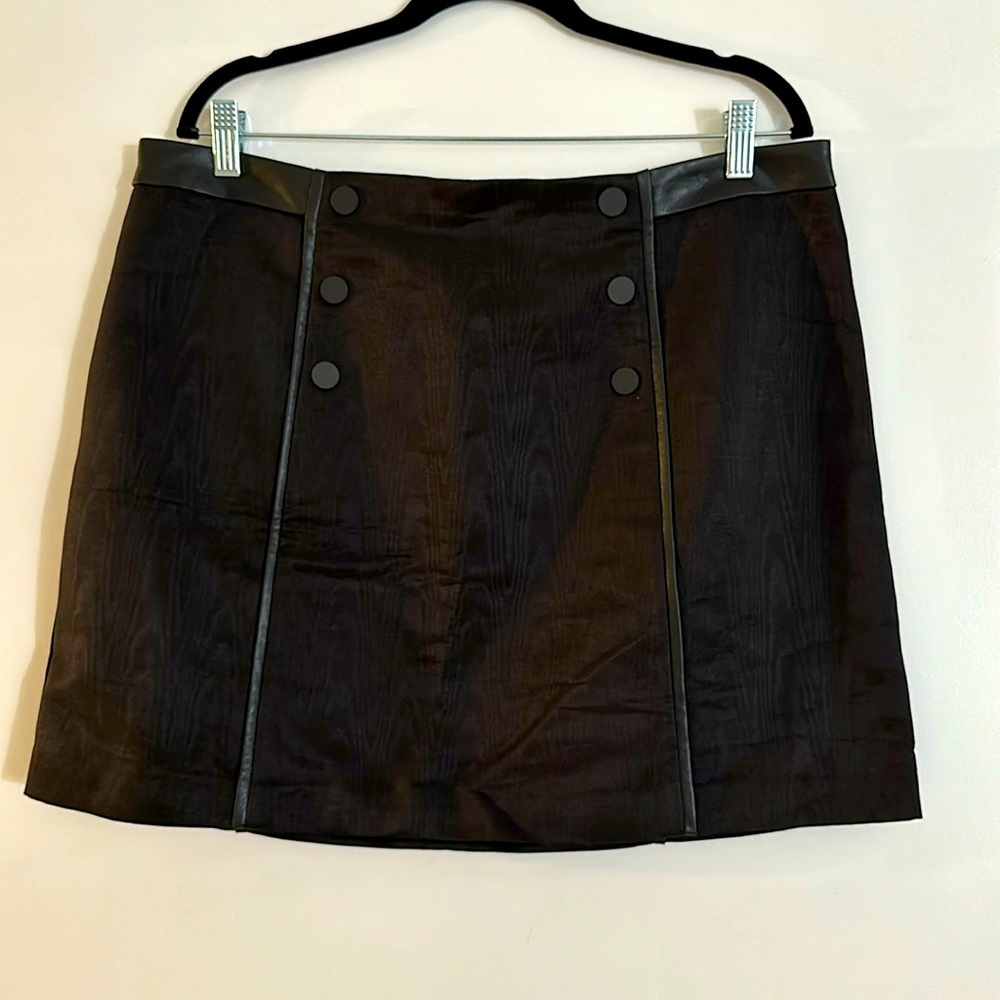 BCBG mixed media skirt